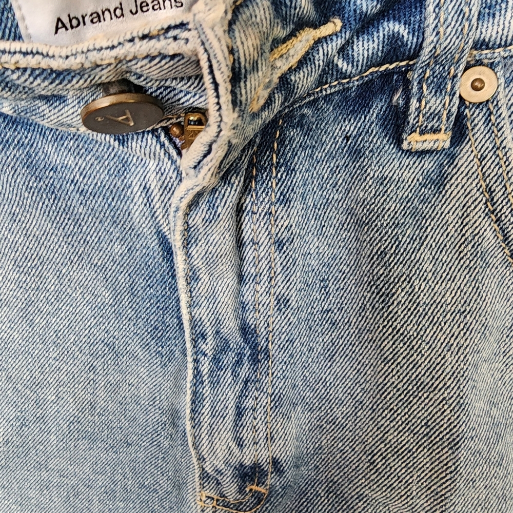 Abrand size 10 distressed denim cutoff shorts - Picture 3 of 5